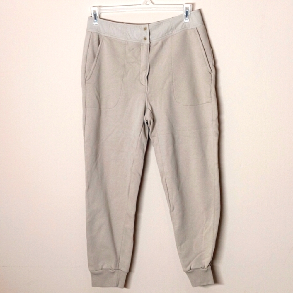 SOMETHING NAVY Bridget Button Waist Sweatpants,size L